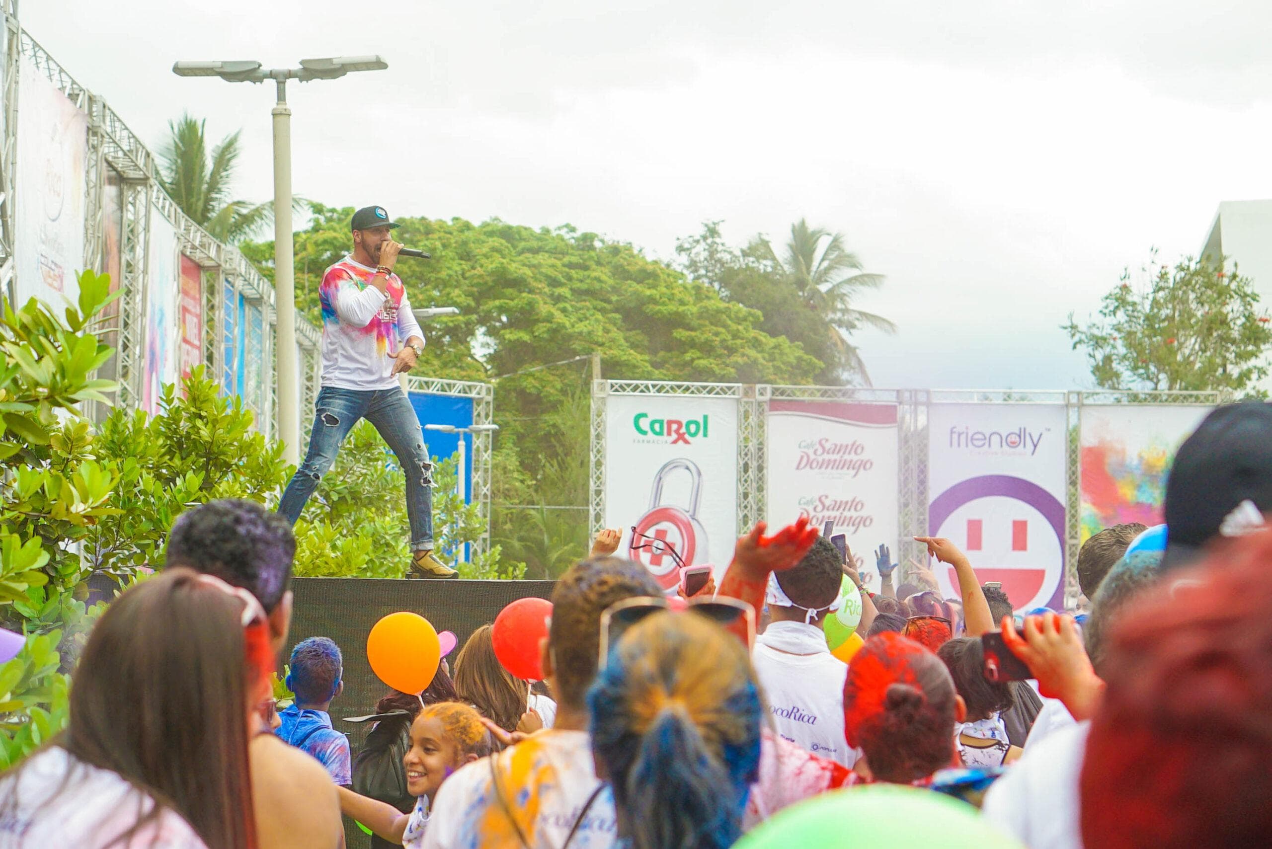 A live brand activation stage designed to bring a campaign into the world