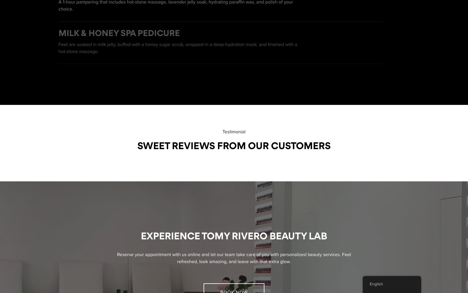 Tomy Rivero Beauty: Website Experience. Gallery view 3